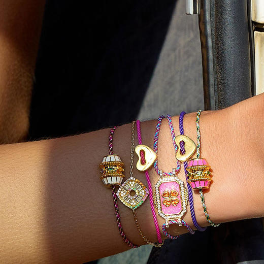 订购8周到｜MYA-BAY-CORAZON-紫红色 心形 手链［比利时设计师］ 商品图3