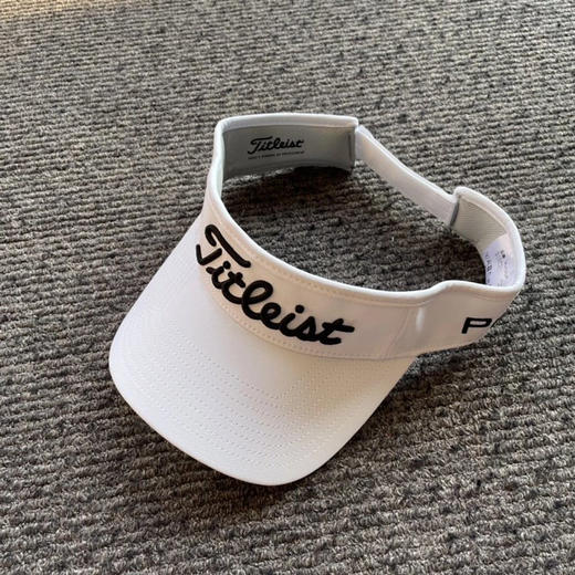 正品Titleist无顶高尔夫球帽，均码头围可调。只有藏青，白色。 商品图3