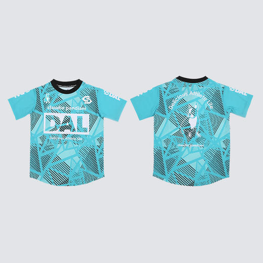 小李子正品足球狗夏季速干透气运动短袖T恤儿童训练服球衣男童 商品图4