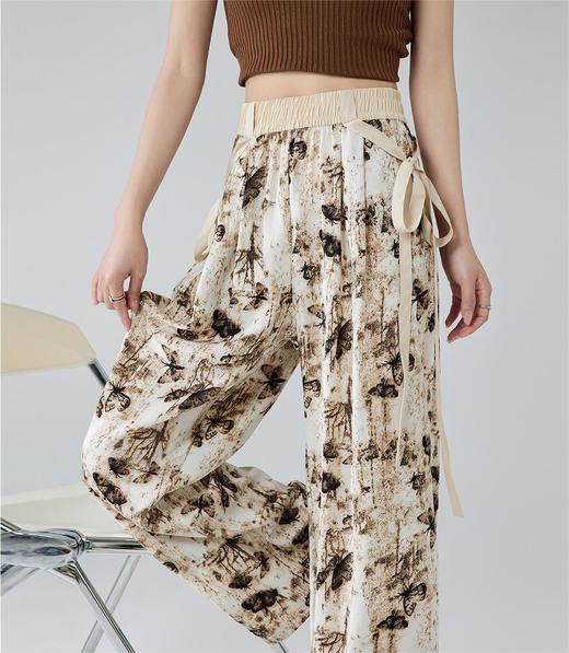 ♦️看不腻的国风凉感阔腿裤💰59就能拿下【AILISCOCO新中式扎染阔腿裤】专治胯宽、腿粗🥰高品质自留款!!穿着真的炒舒服！ 精准拿捏🤏清冷禅意风 中式氛围美~ 商品图8