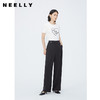 NEELLY纳俪商场同款夏季新款纯棉T恤女简约爱心印花宽松通勤上衣N25054T04651 商品缩略图0