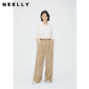 NEELLY纳俪商场同款夏季新款五分袖翻领衬衫女莱赛尔气质通勤上衣N25054B04626 商品缩略图0