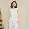 【舒适棉麻面料】设计感不规则剪裁搭片马甲女夏季上衣V1150686 商品缩略图2