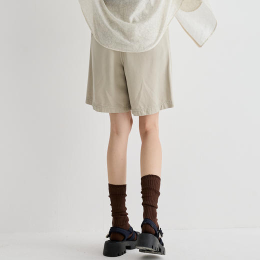 谜底短裤女2025夏新品百搭日常莱赛尔丝滑合身牛仔短裤252MK0687 商品图2