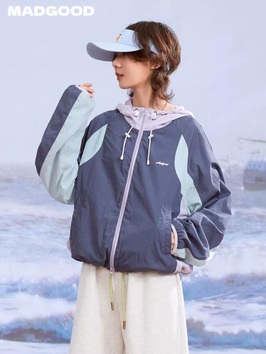 马得工地/MDGDWT252236/运动色块拼接防晒服 商品图0