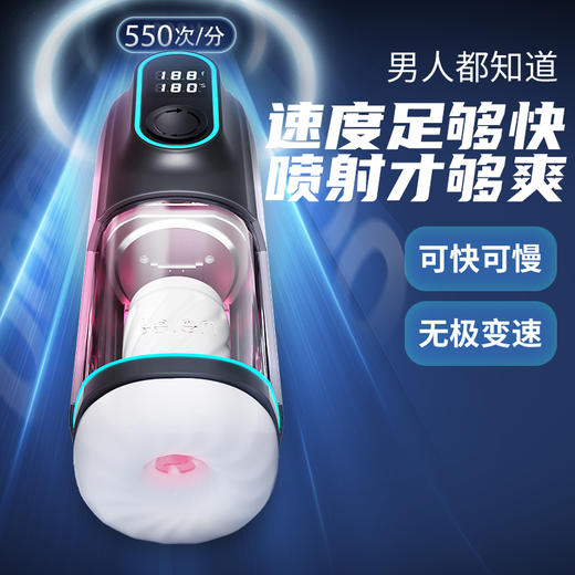 【视频展示】雷霆黑洞飞机杯(吸吸伸缩款) 商品图1