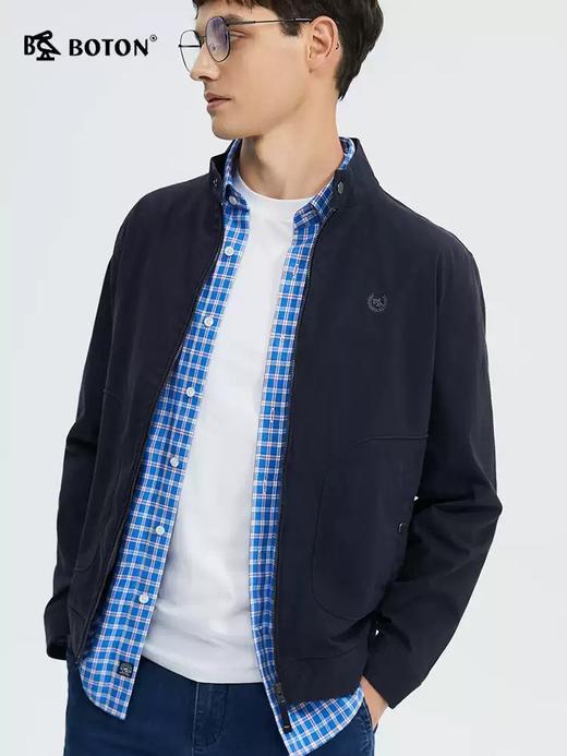 波顿男士春秋立领夹克｜美式廓形 百搭 通勤休闲外套MJ005124 商品图5