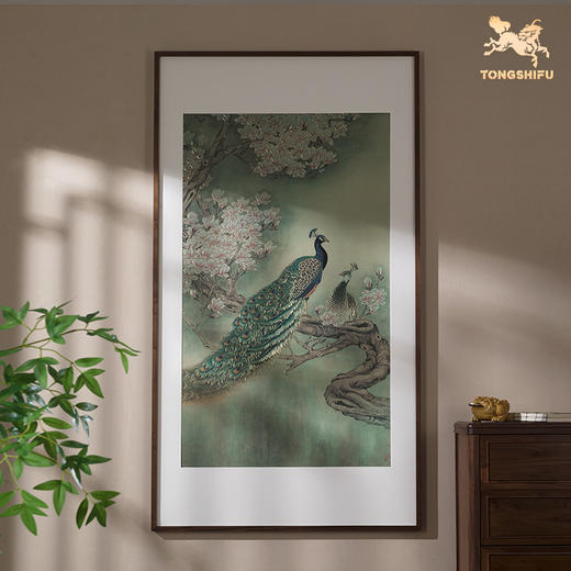 铜师傅 手工錾刻 铜雕画《荣华富贵》客厅玄关沙发背景墙装饰画 商品图2