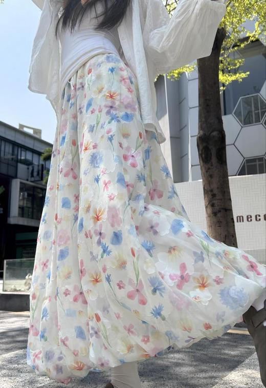 <曾小咸推荐> 彩色花苞半裙 日常139/件 活动价89.99/件！！ 商品图0