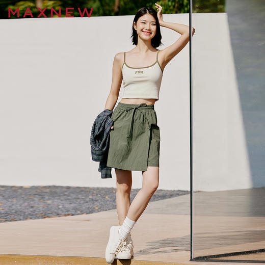 【背心】学院风印花吊带背心 1P2221407 商品图2