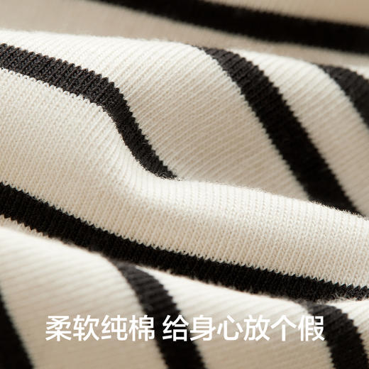 【新品上新】有棵树夏季纯棉防螨情侣家居服套装-S1061 商品图2