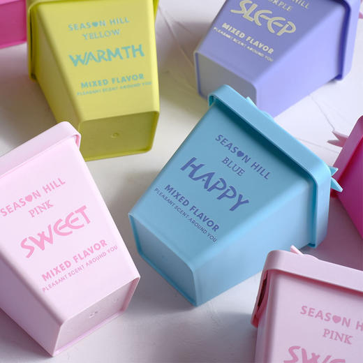 【色彩治愈系列香薰~】色彩无火香薰精油香膏 婚礼伴手礼 生日礼品香熏香氛 空气清新剂-QQ 商品图1