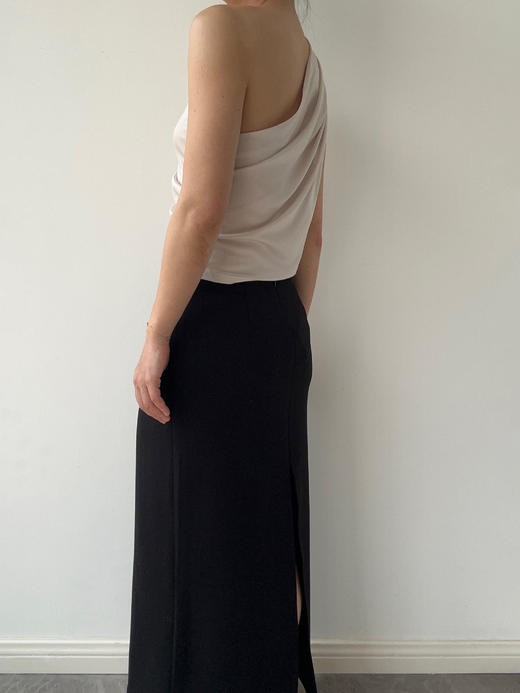 SIJIA｜斜肩金属扣上衣 [ 米白SS2548  ] 商品图1