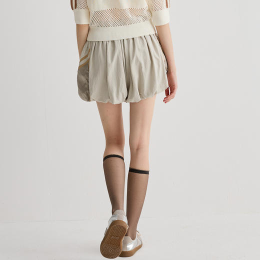 谜底短裤女2025夏季新品百搭日常青春活力宽松H型短裤252MK0599 商品图2