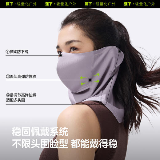 【25年新品】蕉下透气护颈防晒口罩AS201 商品图4