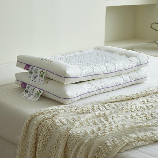 A类全棉草本荞麦枕  薰衣草荞麦护颈枕 商品图1