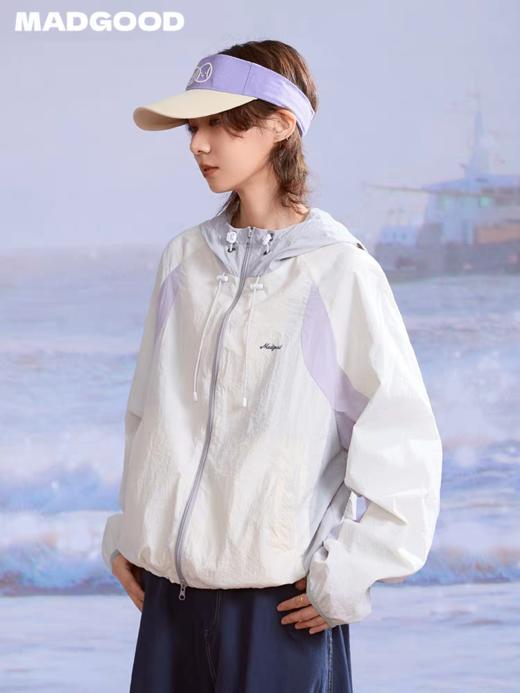 马得工地/MDGDWT252236/运动色块拼接防晒服 商品图2