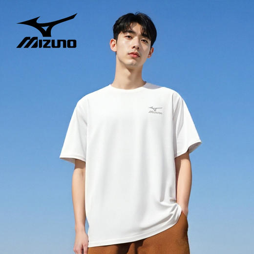 【上身轻薄无感 轻盈自在】美津浓 凉感短袖T恤 清爽透气 运动不闷汗 商品图2