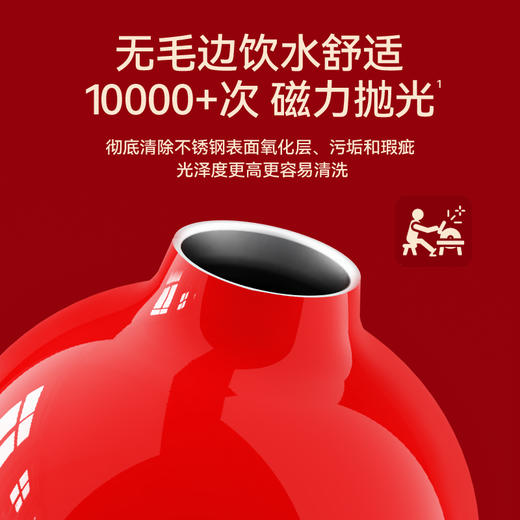 OTE欧堤 五行葫芦杯 | 经典复古，福禄寿喜财，长效保温锁冷，跑车级烤漆面漆层，300ml 高颜值迷你外带水杯 商品图3