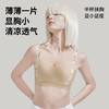 D3-【B-E杯】【兔耳杯透气孔】【13.5高侧翼】【果冻条】【圆润不外扩】【W防滑卡条】润微显瘦不勒的大胸神器半杯托出天鹅颈时尚字母肩带外露随意穿搭文胸内衣  摩登小野猫【大胸-半杯】 商品缩略图2