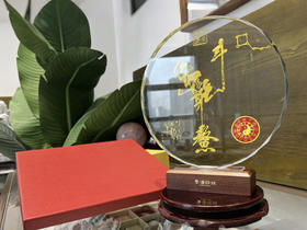 文运昌隆 魁星水晶摆台 摆件