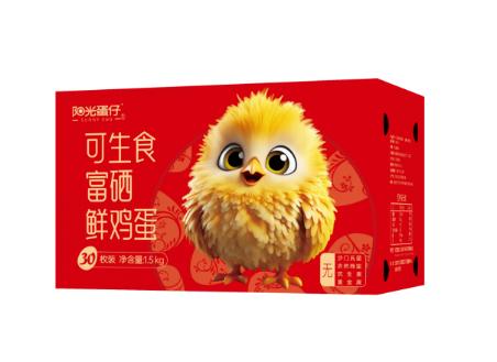 阳光蛋仔-可生食富硒谷物鲜鸡蛋 商品图0