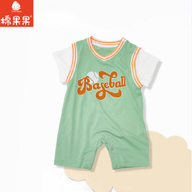 棉果果夏季商场专柜同款男童速干哈衣爬服时尚运动连体衣M212711425333