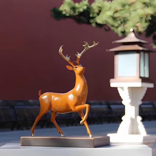 朱炳仁铜 禄鹿亨通 商品图1