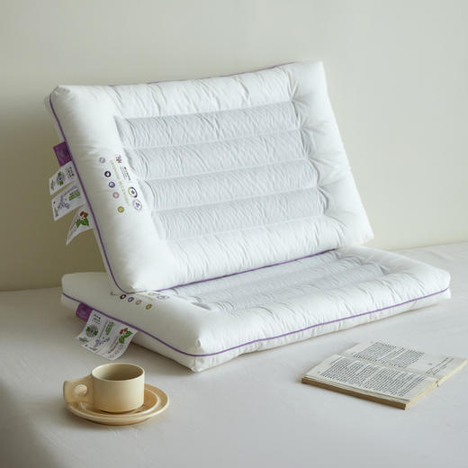 A类全棉草本荞麦枕  薰衣草荞麦护颈枕 商品图11