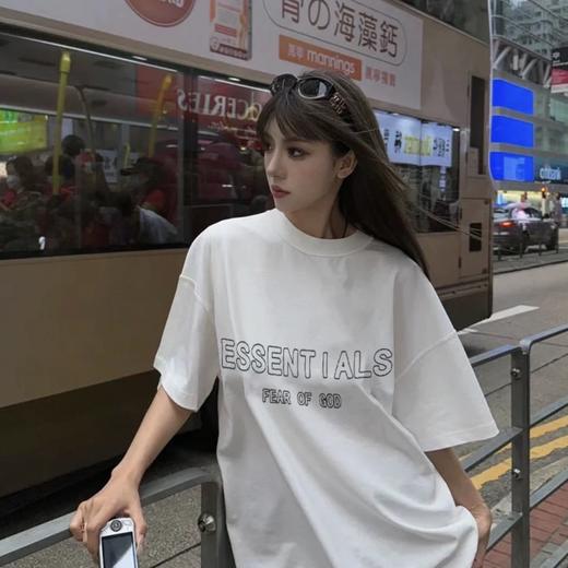  超高克重！Essentials fog 主线宽松休闲短袖 男女同款 商品图3
