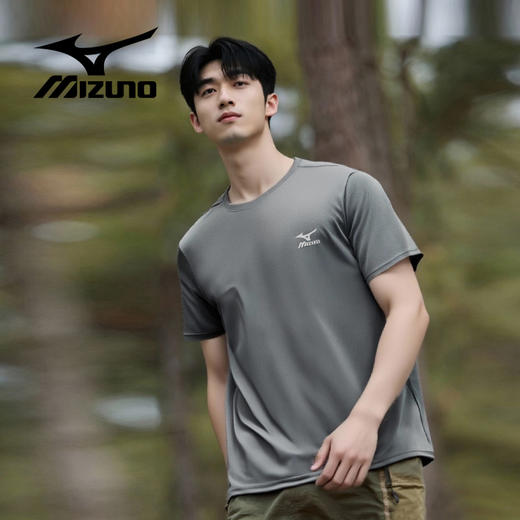 【上身轻薄无感 轻盈自在】美津浓 凉感短袖T恤 清爽透气 运动不闷汗 商品图4