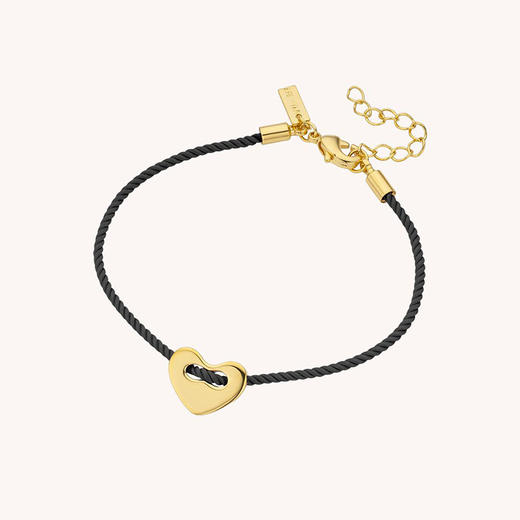 订购6周到｜MYA-BAY-CORAZON-黑色 心形 手链［比利时设计师］ 商品图2