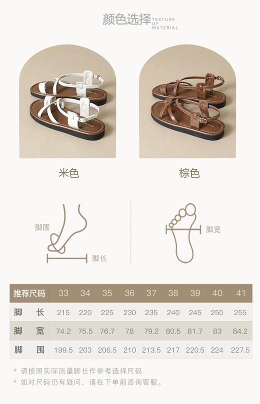 外穿平底罗马凉鞋女夏2025新款休闲沙滩鞋厚底凉拖鞋35到43大码 商品图7