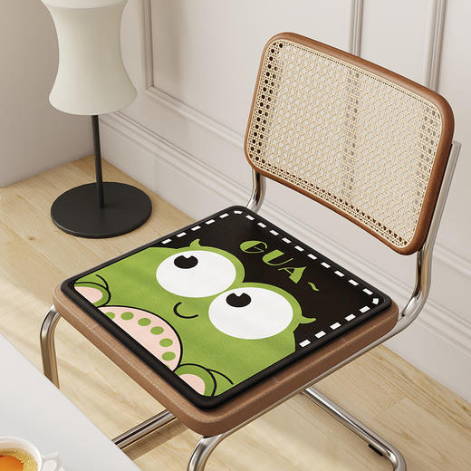 冰丝坐垫夏季办公室久坐椅子垫夏天冰凉座垫卡通冰垫透气垫凉席垫 商品图12
