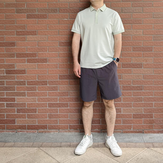 98318 薄男士--25夏抗菌弹力翻领男polo衫【包邮+三天无理由退换】 商品图8