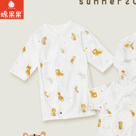 棉果果夏季男童女童5A抗菌防蚊抗菌和袍M201112225233