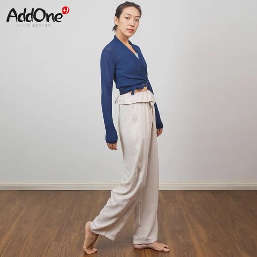 AddOne+1 New 瑜伽时尚罗纹系带针织衫外搭 商品图2