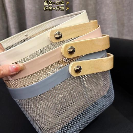 【买一送一】SWEET&COCO 高颜值收纳筐 木质垮篮设计，收纳空间大，圆滑边角防磕碰；收纳神器，饰品、发绳、化妆品、蔬菜、生活用品等都可收纳，简约好看；结实耐用，自由叠加，承重性好； 商品图1