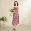 【复古油画】法式浪漫晕染印花吊带裙女夏季收腰连衣裙V0050701 商品缩略图1