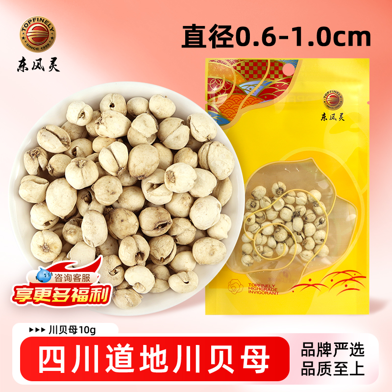 【四川川贝母】 精选川贝松贝无熏硫贝母 可搭百合枇杷煲汤