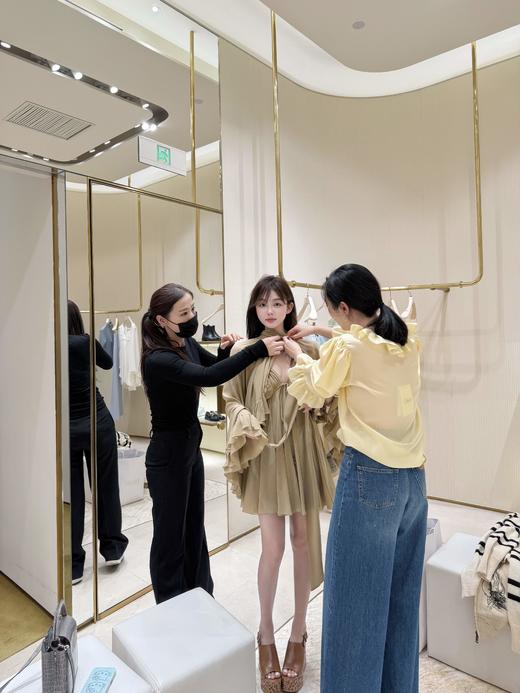 清仓捡漏 LINCHAOZHANG私服定制系列【飞鸟集】   LQ250026斗篷吊带裙LC250048雪纺斗篷上衣 商品图2