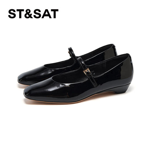 【赫本风】星期六轻奢优雅低跟玛丽珍SSD1111481 商品图9