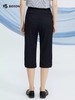 波顿女士春夏季美式休闲天丝弹力舒适修身七分休闲裤LF657224 商品缩略图3