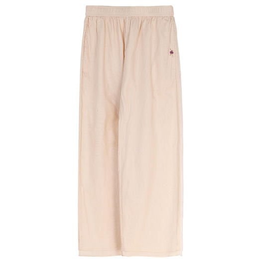 牧衣游原创 手工刺绣100支全棉裤子女夏轻薄柔软百搭休闲裤 予里 商品图4