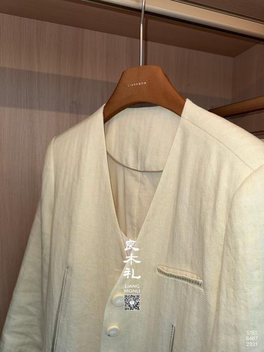 【不换不退】亚麻西装外套（S151） 商品图1