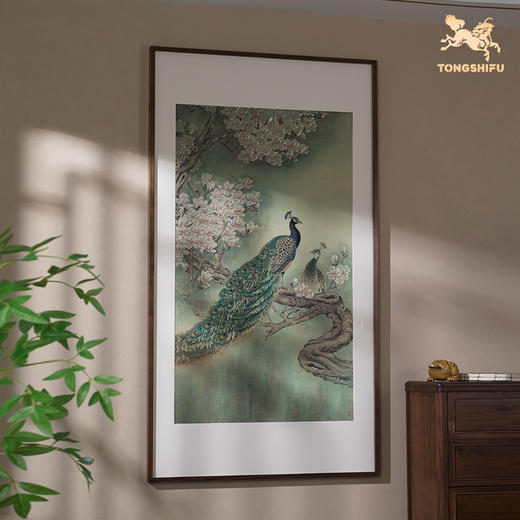 铜师傅 手工錾刻 铜雕画《荣华富贵》客厅玄关沙发背景墙装饰画 商品图3