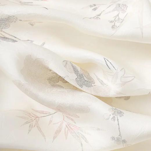 【高货wl】全新升级【铂金会员321/天猫429/差价108】(01540) 洛诗琳新中式国风印花凉感珍珠盘扣立领连衣裙旗袍长裙 商品图3