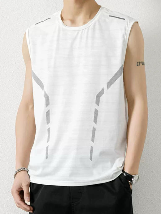 【4件仅69 秒速干爽 冰丝凉感】夏日野战坎肩T恤 商品图3