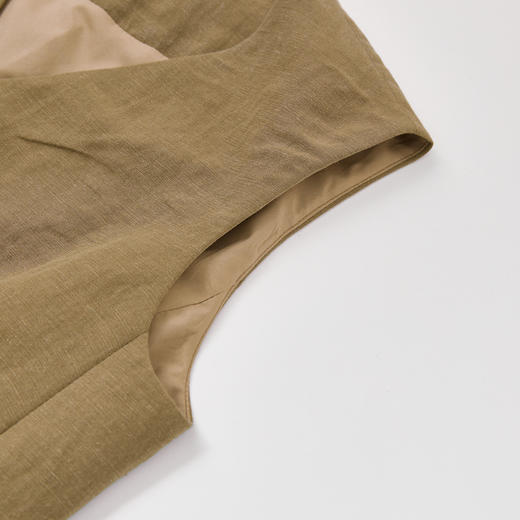 老钱风简约随性气质套装女夏季V领马甲搭短裤两件套V1050581 商品图5