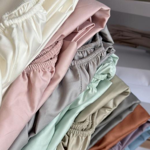 爆单ing【奥地利60s兰精天丝床笠】100%莱赛尔纤维自带凉感 亲肤透气 丝滑触感升级 防滑多功能合一 商品图2